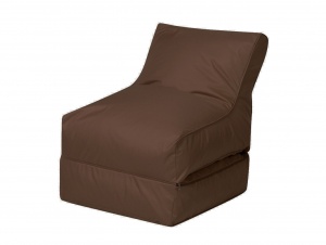 Кресло Лежак Раскладной коричневый