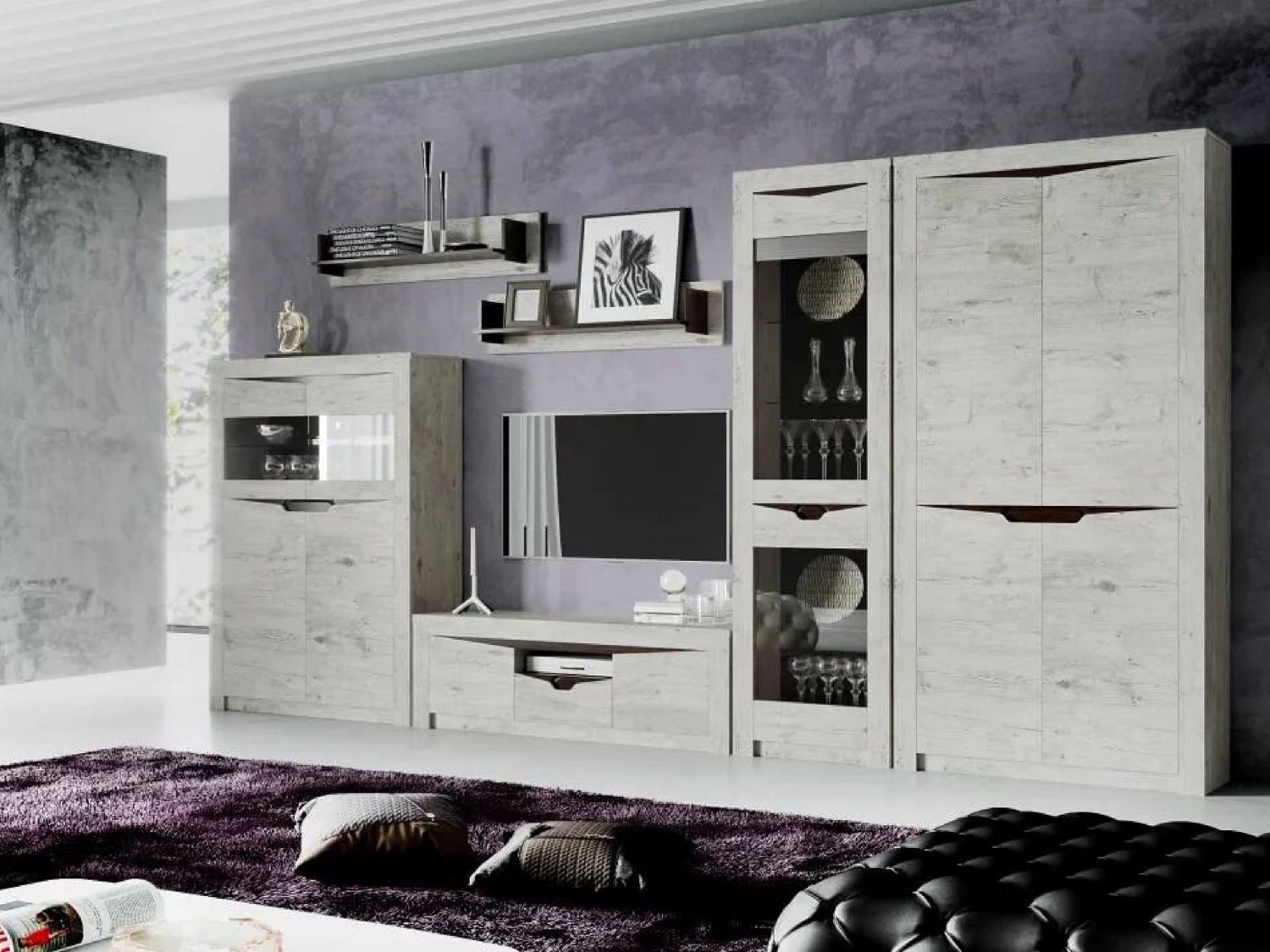 Тумба под ТВ с дверцами Соренто купить в Москве