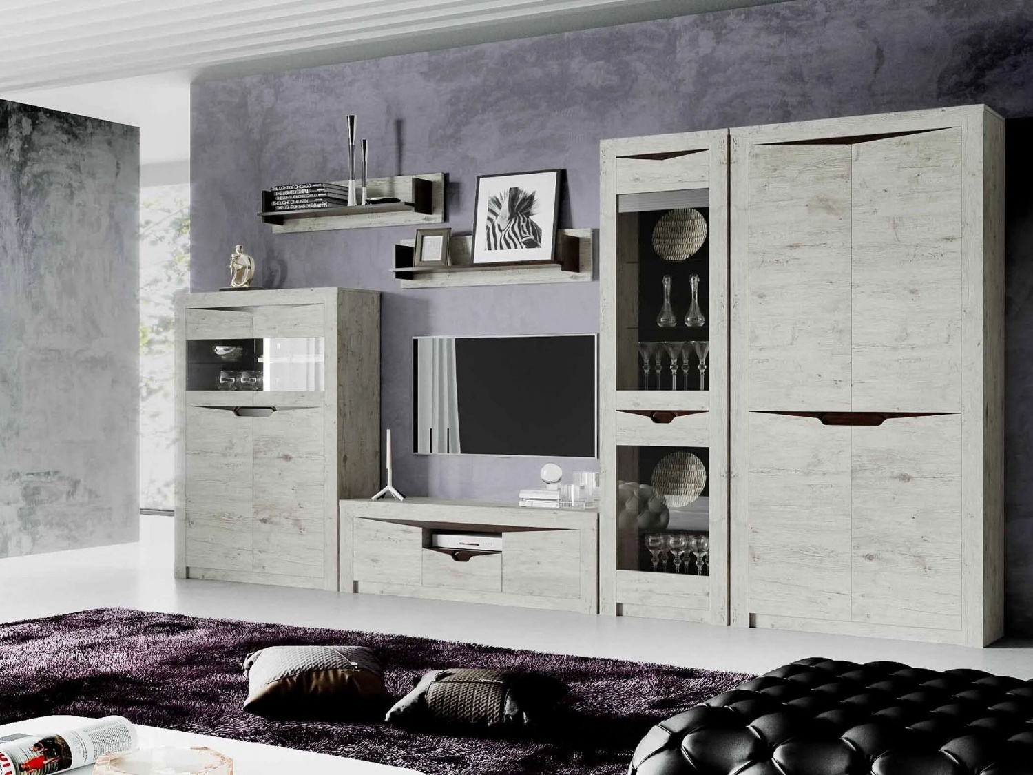 Шкаф-витрина Соренто купить в Москве