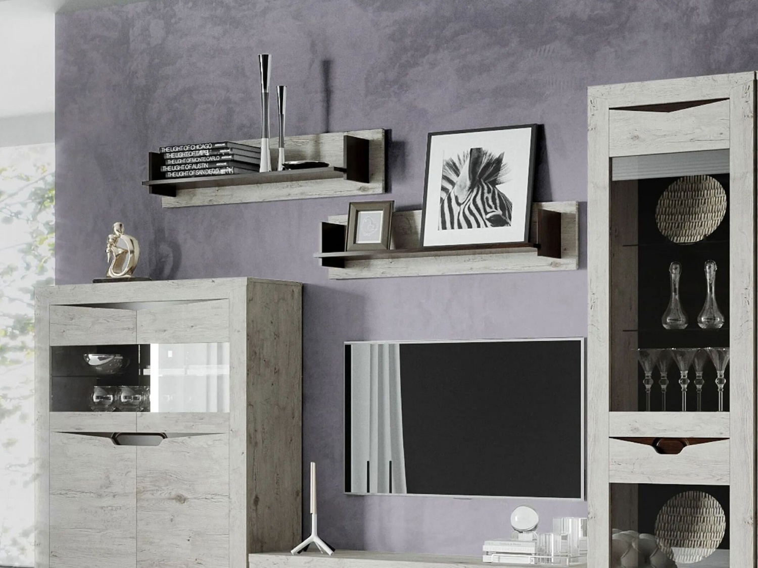 Шкаф-витрина Соренто купить в Москве