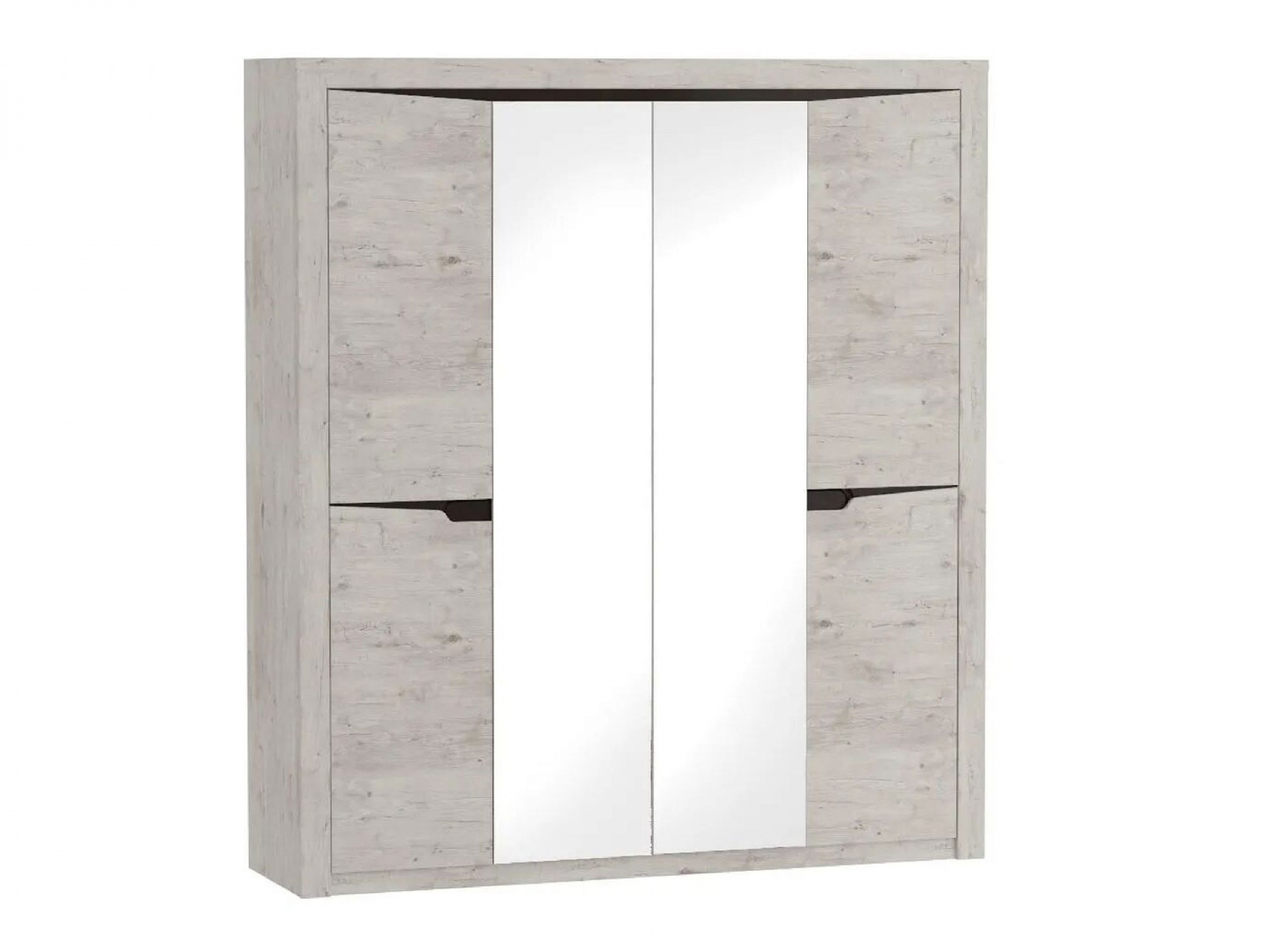 Шкаф 4-х дверный с зеркалом Соренто купить в Москве