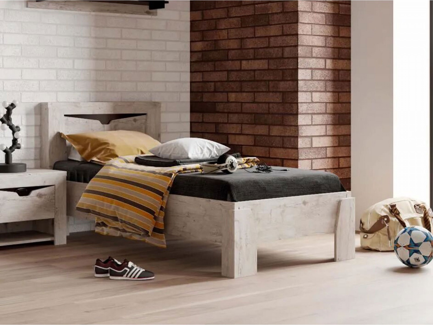 Кровать 90х200 Соренто купить в Москве