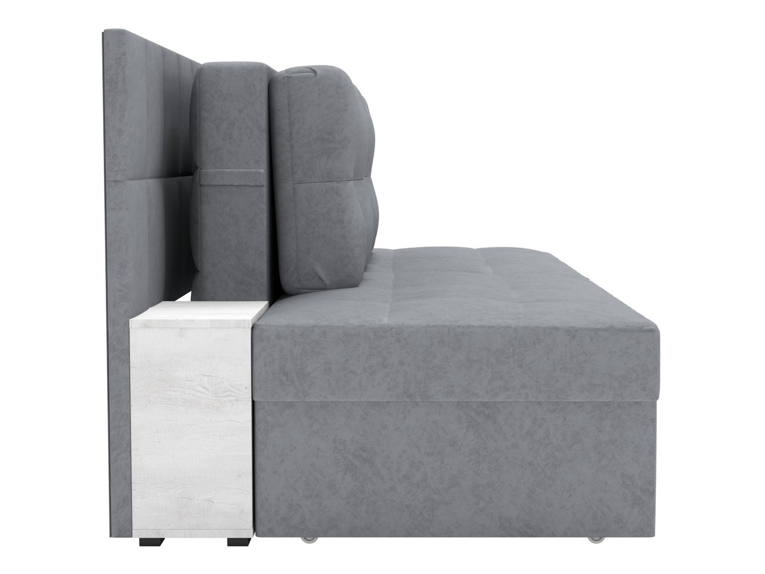 Диван Даллас (велюр Ocean 023 серый) купить в Москве Диван Даллас (велюр Ocean 023 серый) купить в Москве