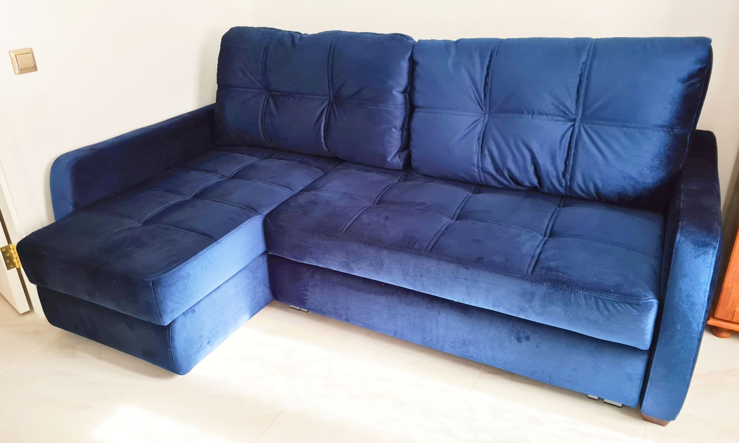Угловой диван Валенсия-комфорт (подлокотники 11 см), правый купить в Москве