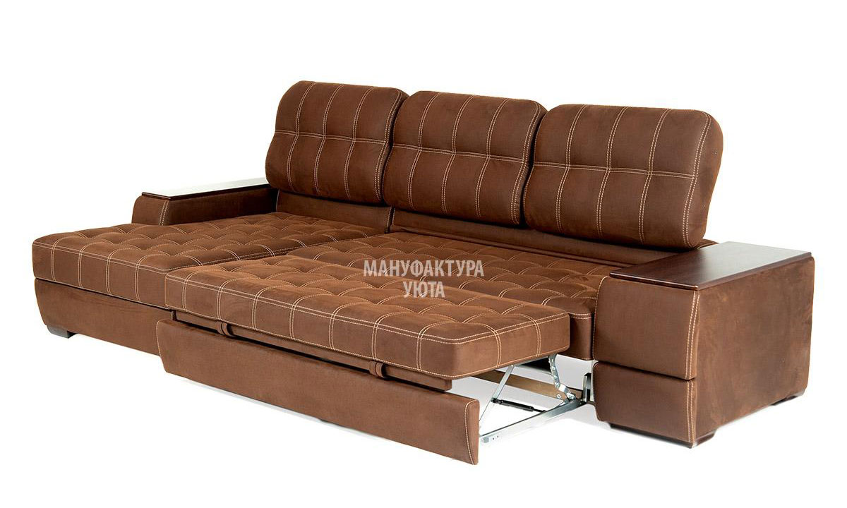 угловой диван Бест МИНИ с оттоманкой №4 (80см), левый купить в Москве