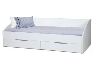 Кровать одинарная Фея-3 (симметричная) белый