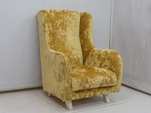 Каминное кресло Вияна (велюр Санремо 520)
