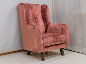 Каминное кресло Вияна (велюр Элисс 045)