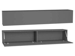 Шкаф навесной ТИП-50 Point (Поинт), серый графит