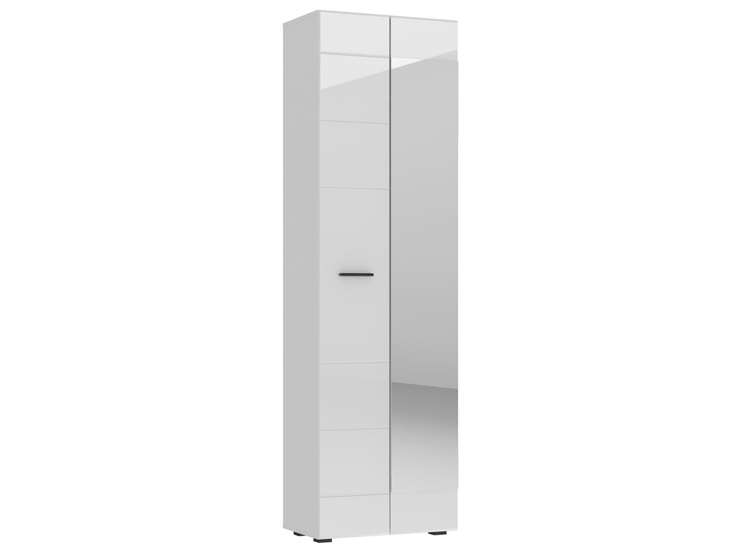 Шкаф для одежды 600 с зеркалом Gloss (Глосс) купить в Москве