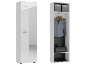 Шкаф для одежды 600 с зеркалом Gloss (Глосс)