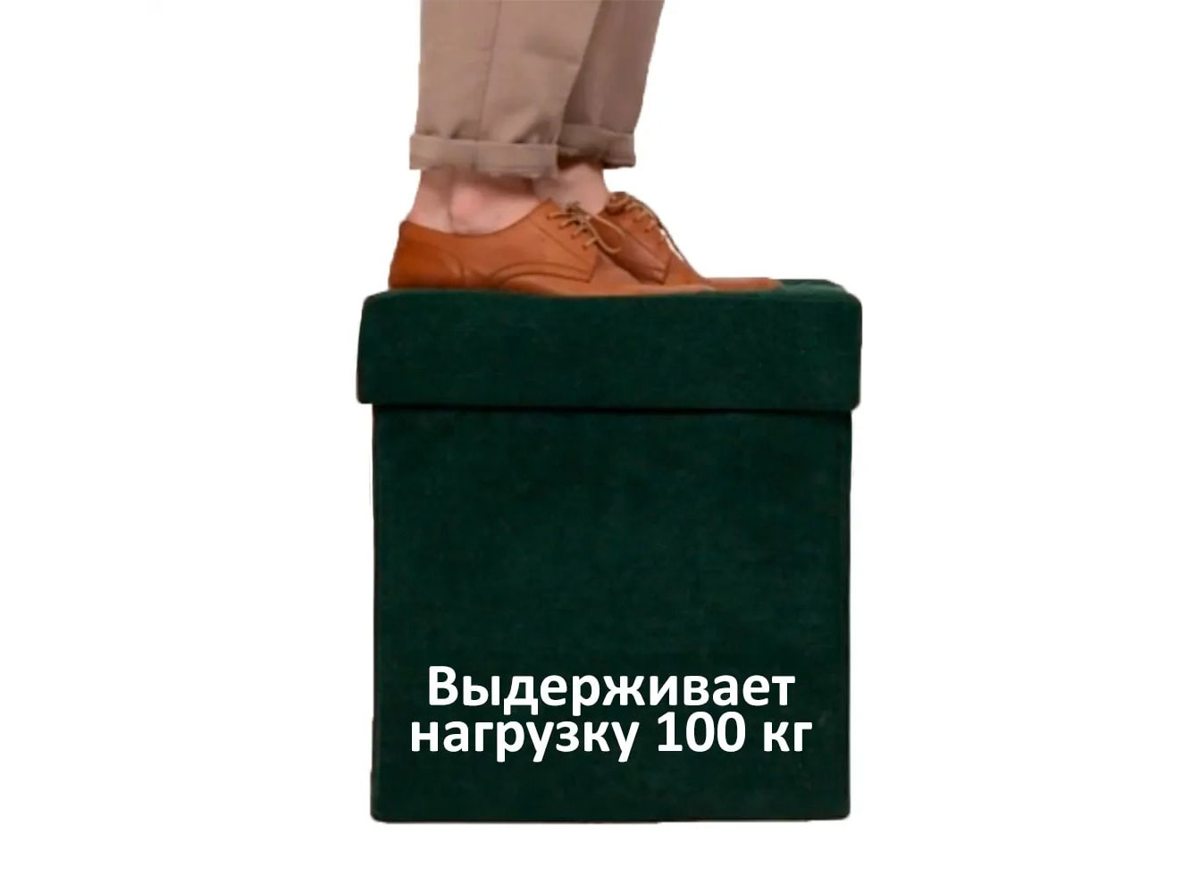 Пуф складной для животных коралловый велюр купить в Москве