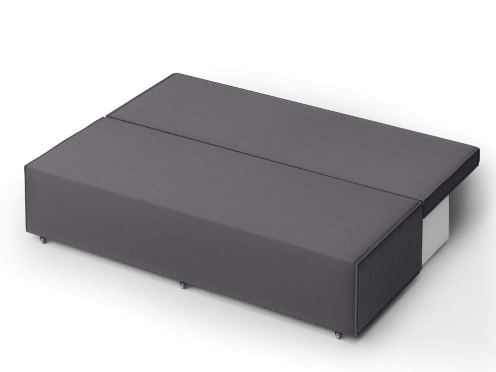 Диван раскладной недорогой Спейс 196х142, еврокнижка, ППУ, без подлокотников купить в Москве