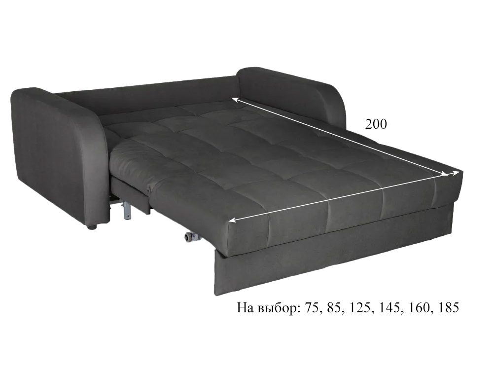 Диван Босфор Комфорт, цвет Порше 11 (серый) купить в Москве