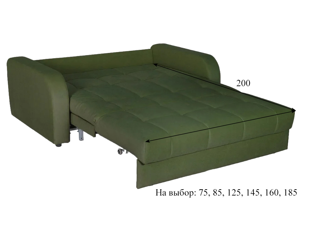 Диван Босфор Комфорт, цвет Velutto 70 (зеленый) купить в Москве