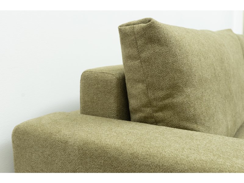Диван Оливия линейный Melange khaki зеленый купить в Москве