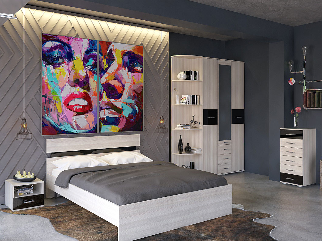 Шкаф Сити 6, Белая Аляска купить в Москве Шкаф Сити 6, Белая Аляска купить в Москве