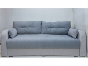 Диван Диор (велюр Романо грей + клауд) сп.м. 210 х 158