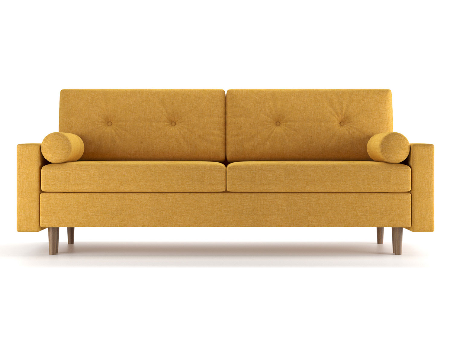 Диван Массимо (рогожка Savana Plus Yellow) купить в Москве
