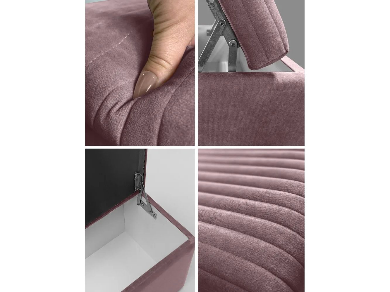 Банкетка А10 с ящиком пудра №15 купить в Москве