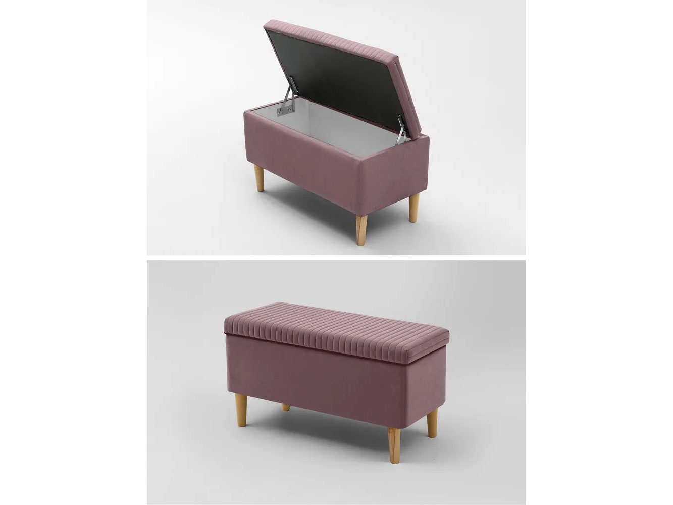 Банкетка А10 с ящиком пудра №15 купить в Москве