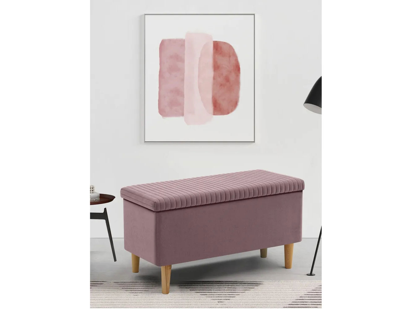 Банкетка А10 с ящиком пудра №15 купить в Москве