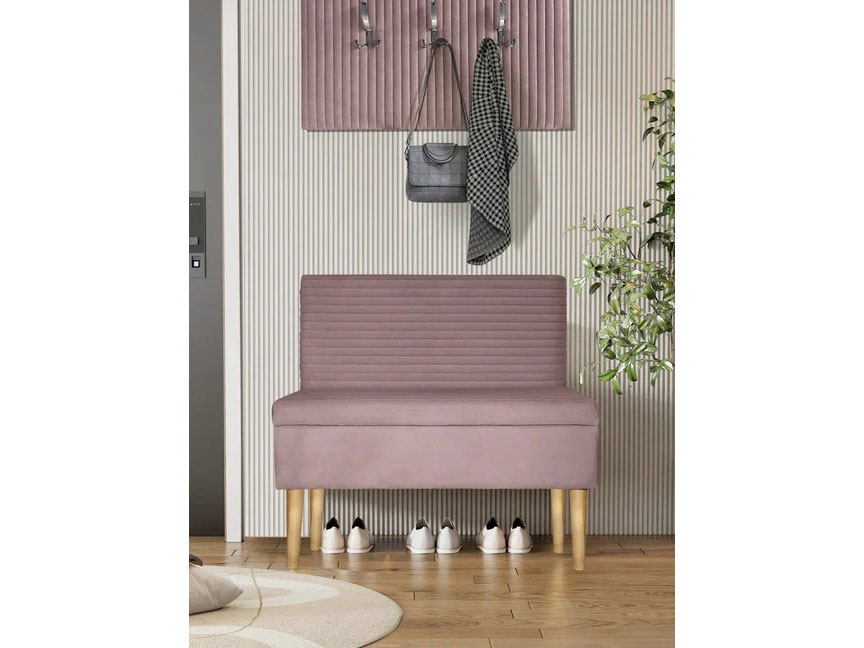 Диван ОАЗИС-1 ДУ узкий пудра №15 купить в Москве