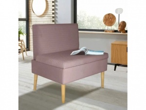 Диван ОАЗИС-1 ДУ узкий пудра №15