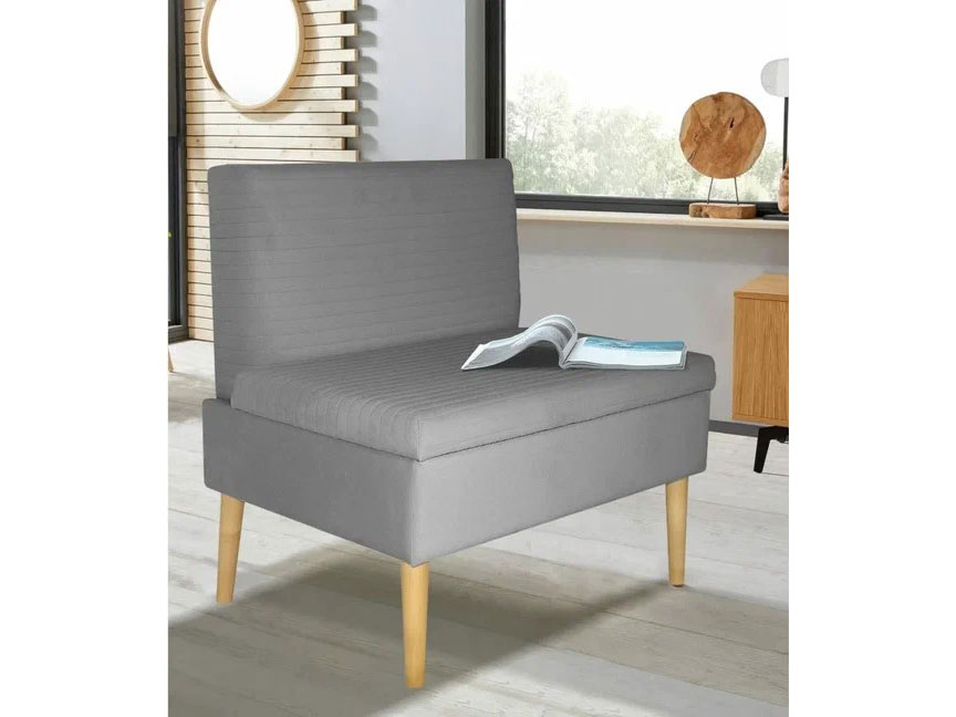 Диван ОАЗИС-1 ДУ узкий серый №25 купить в Москве Диван ОАЗИС-1 ДУ узкий серый №25 купить в Москве