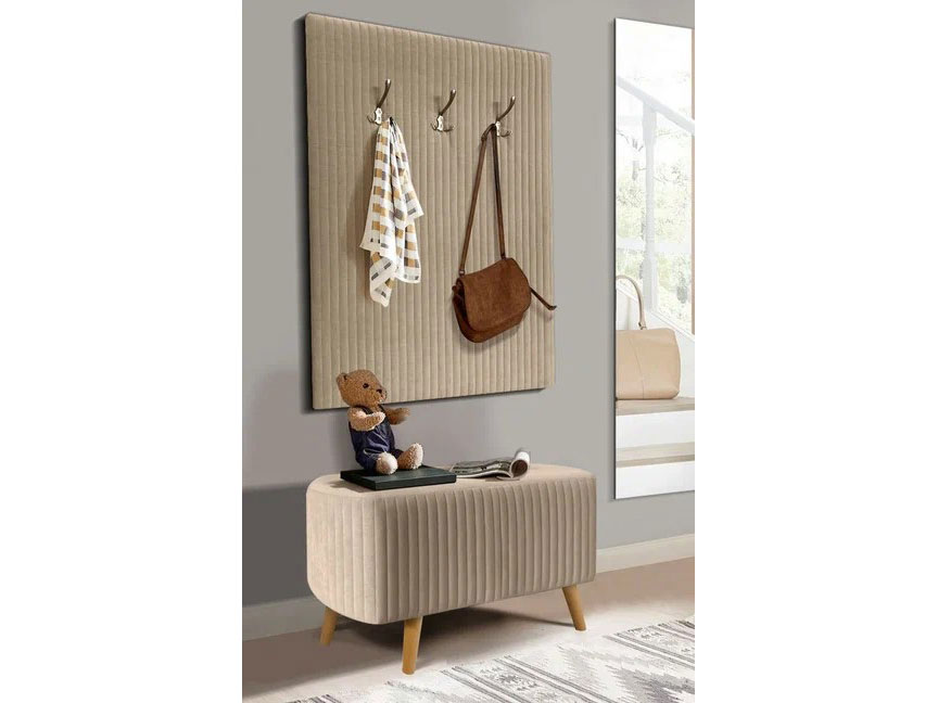 Вешалка настенная В 1 бежевый №4 купить в Москве Вешалка настенная В 1 бежевый №4 купить в Москве