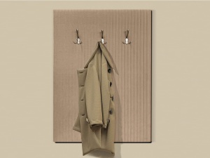 Вешалка настенная В 1 бежевый №4