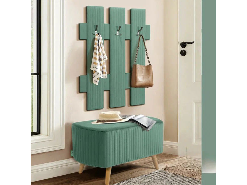 Вешалка настенная В 2 бирюза №21 купить в Москве Вешалка настенная В 2 бирюза №21 купить в Москве