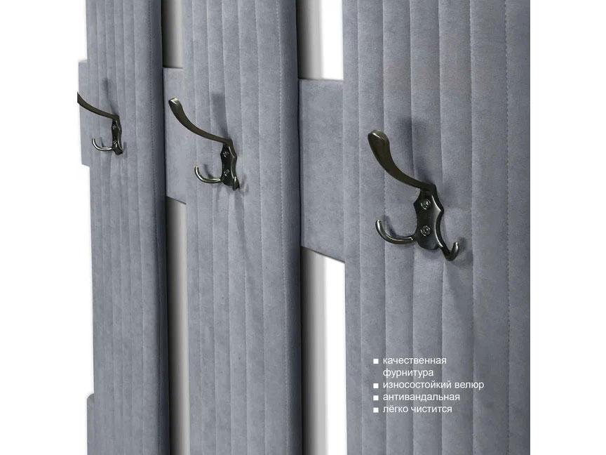 Вешалка настенная В 2 серый №25 купить в Москве Вешалка настенная В 2 серый №25 купить в Москве