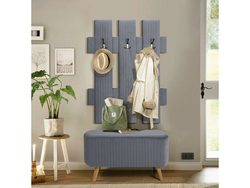 Вешалка настенная В 2 серый №25 купить в Москве Вешалка настенная В 2 серый №25 купить в Москве