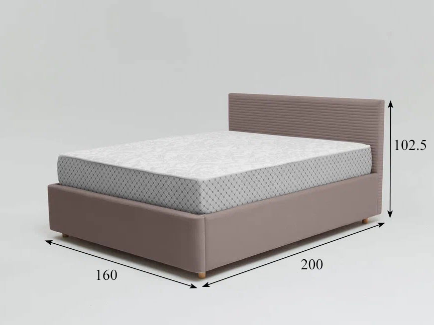 Кровать Event Loft 1600 с под. механизмом, какао №8 купить в Москве Кровать Event Loft 1600 с под. механизмом, какао №8 купить в Москве