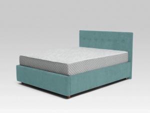 Кровать Nova 1600 с основанием, бирюза №21