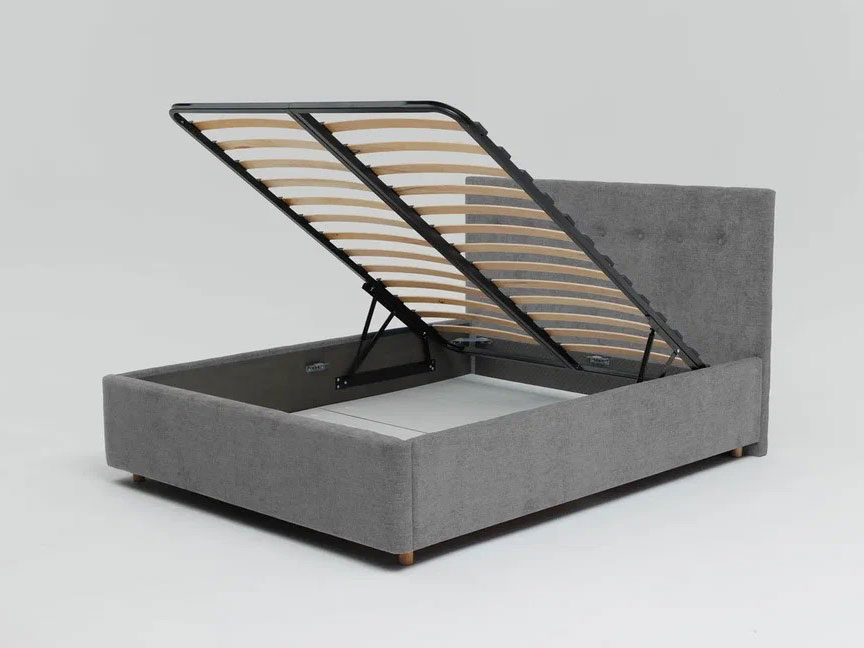 Кровать Nova 1400 с под. механизмом, серый №25 купить в Москве Кровать Nova 1400 с под. механизмом, серый №25 купить в Москве