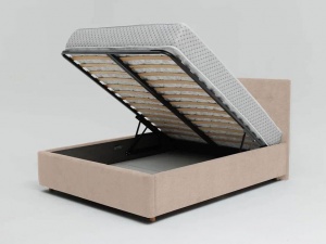 Кровать Nova 1400 с под. механизмом, бежевый №4