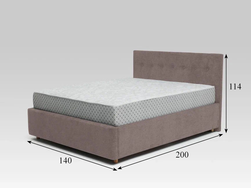 Кровать Nova 1400 с под. механизмом, какао №8 купить в Москве Кровать Nova 1400 с под. механизмом, какао №8 купить в Москве