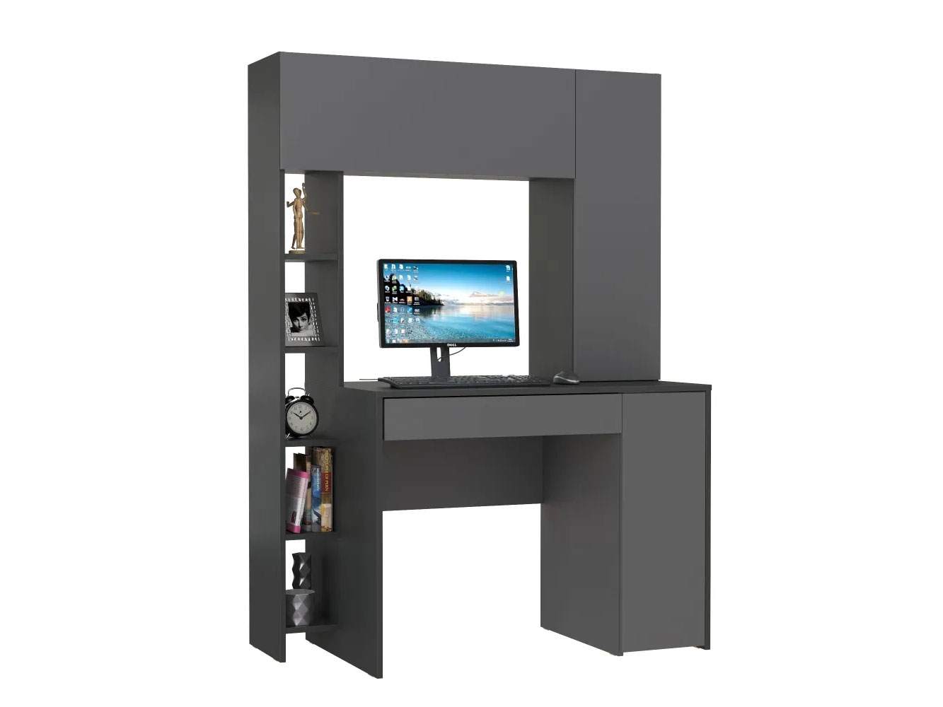 Стол компьютерный Комфорт 12.71 Антрацит / Темно-серый купить в Москве