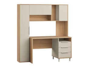 Стол компьютерный Комфорт 12.95 N Дуб Сонома / Сатин