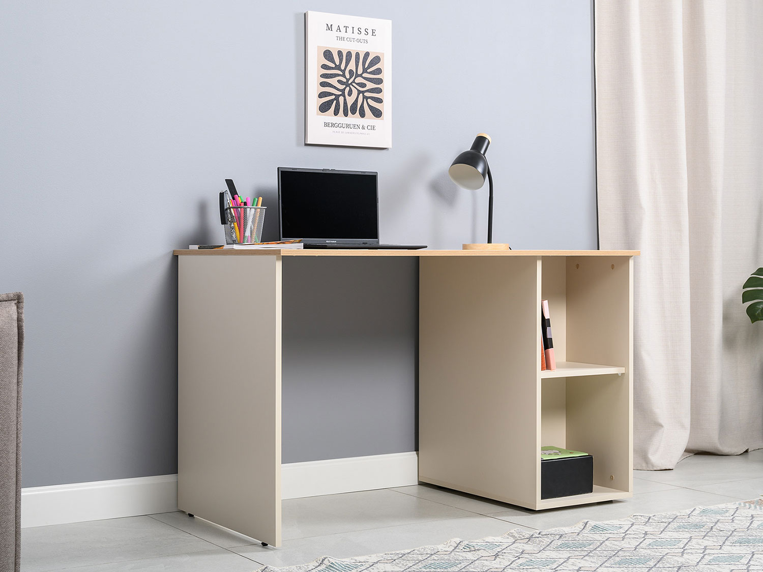 Стол письменный Лайт 12.163 Сатин купить в Москве