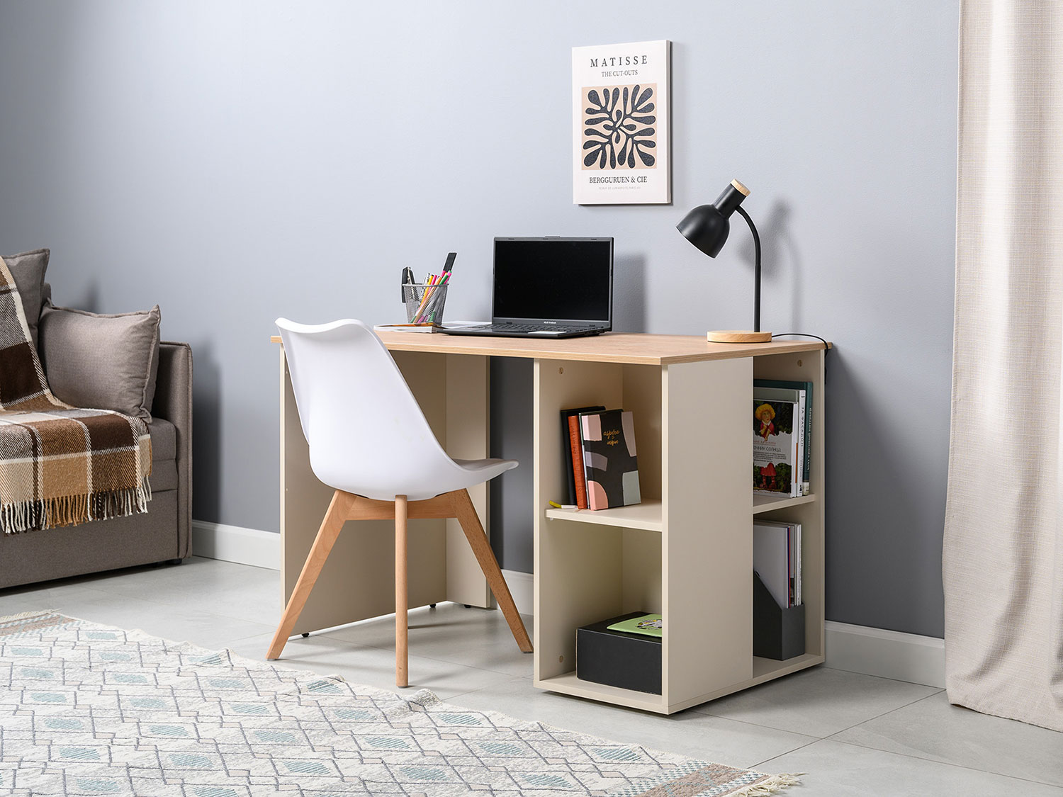 Стол письменный Лайт 12.163 Сатин купить в Москве