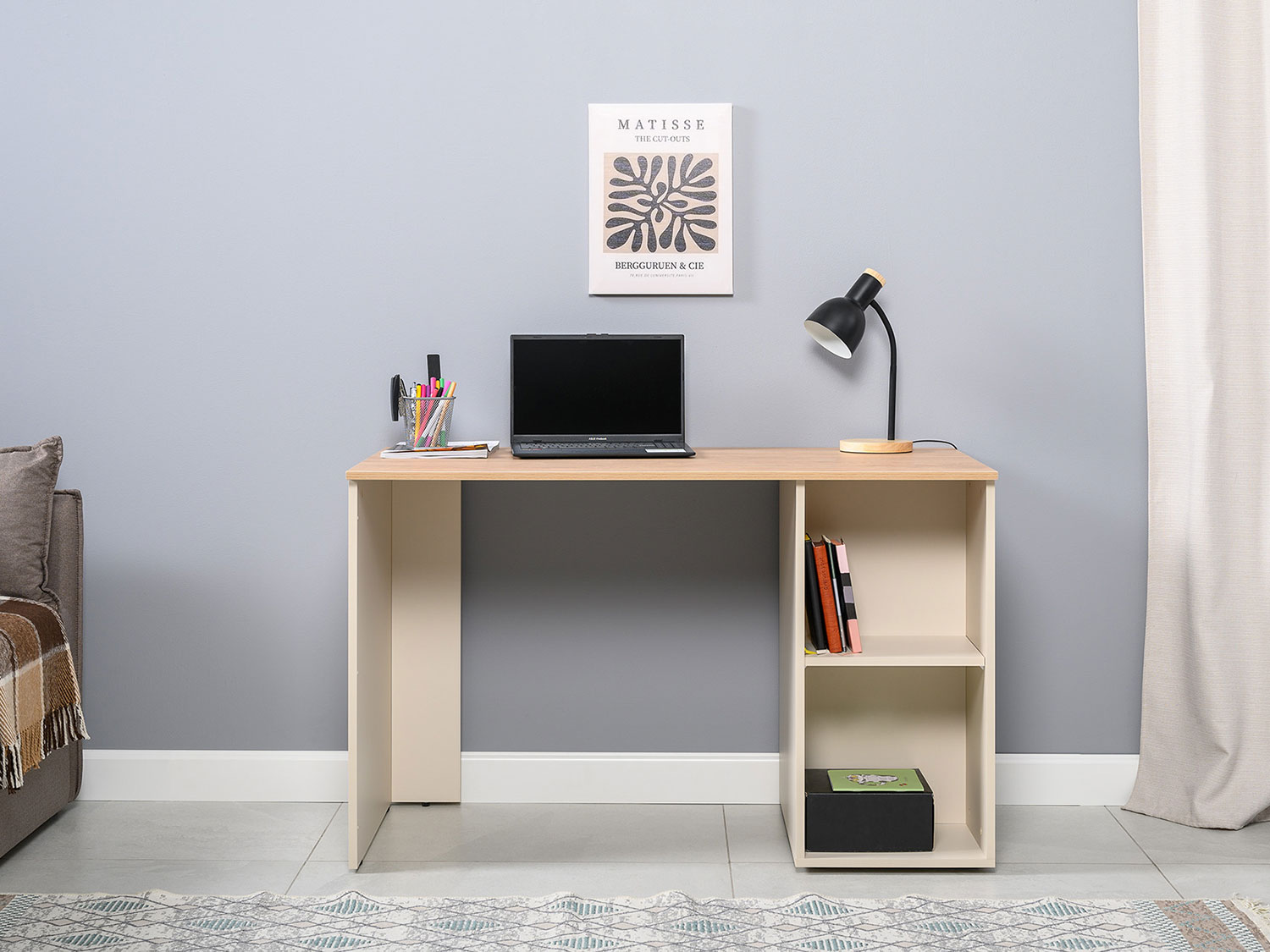 Стол письменный Лайт 12.163 Сатин купить в Москве