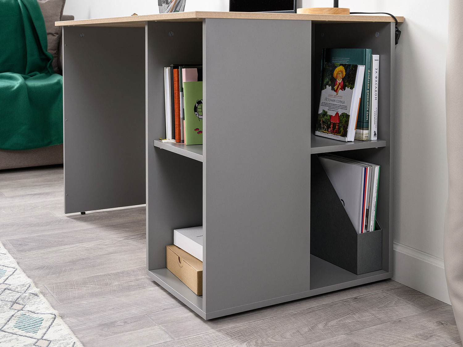 Стол письменный Лайт 12.163 Серый купить в Москве