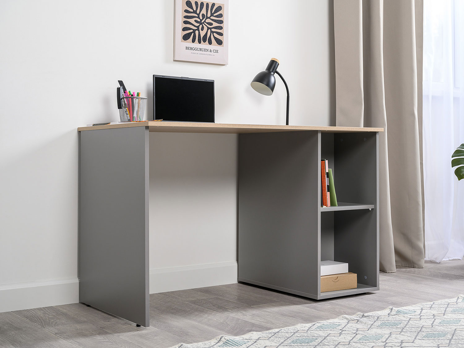 Стол письменный Лайт 12.163 Серый купить в Москве