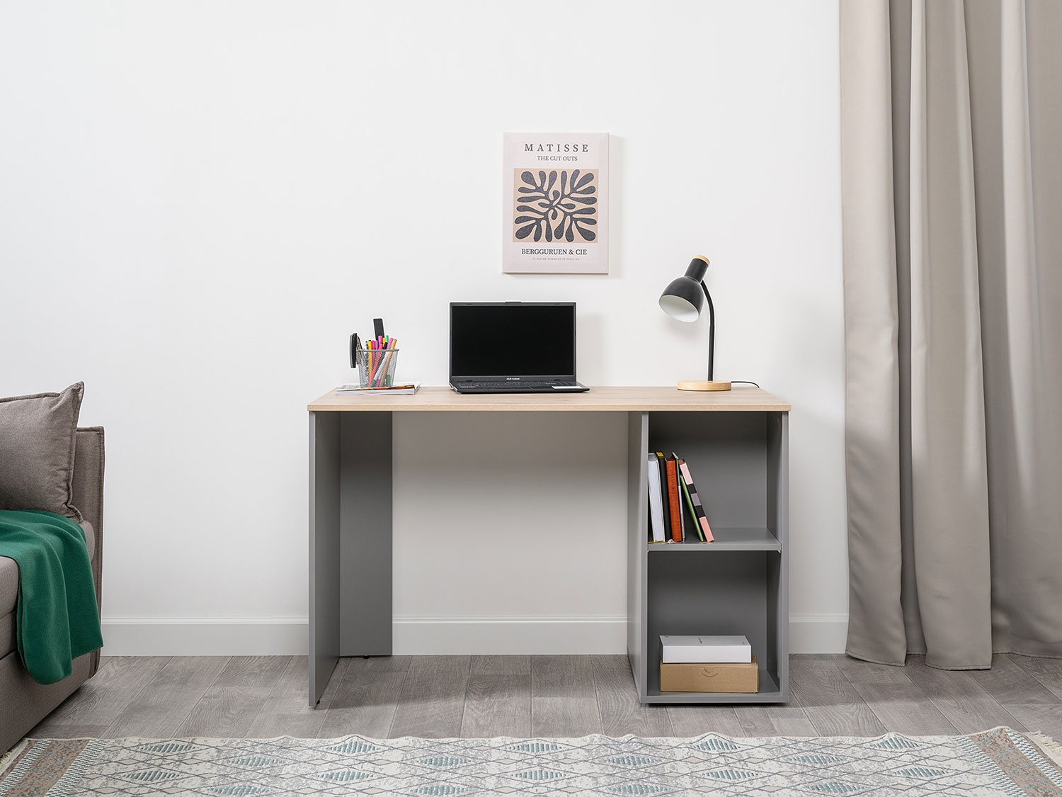 Стол письменный Лайт 12.163 Серый купить в Москве