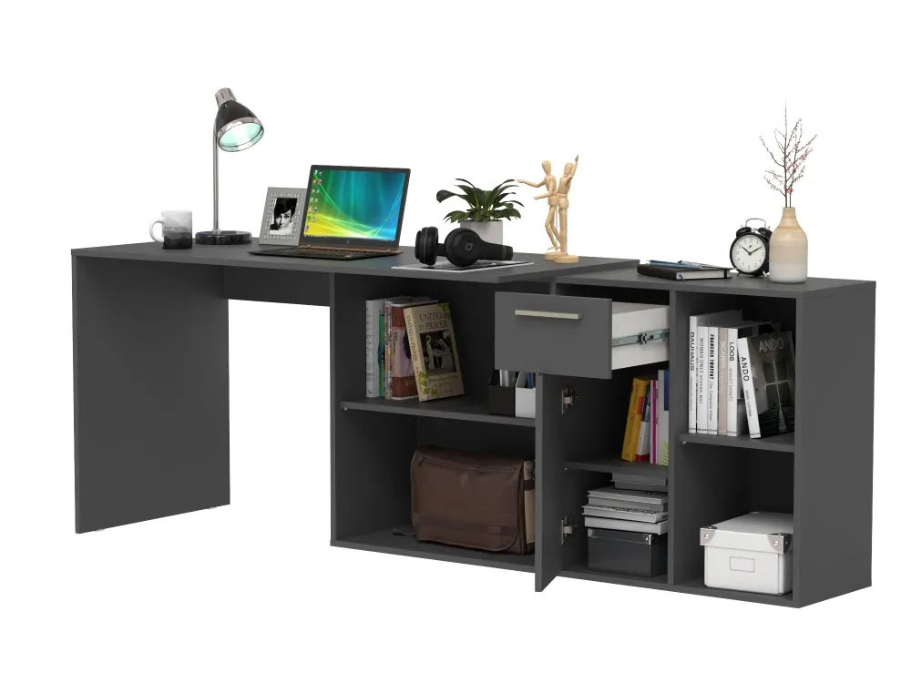 Стол письменный Лайт 03.245.01 Темно-серый купить в Москве