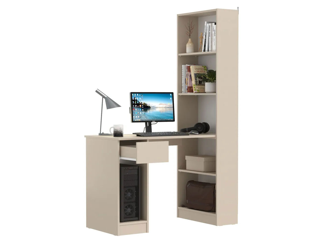 Стол-шкаф Лайт 10.01 Сатин купить в Москве