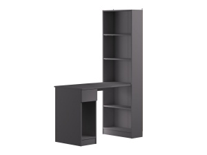 Стол-шкаф Лайт 10.01 Темно-серый